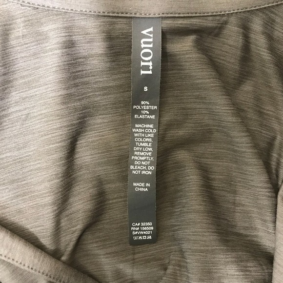 VUORI - WOMEN'S SMALL - GRAY LONG SLEEVE V NECK COLLARED JUMPSUIT PANTS - Picture 7 of 7